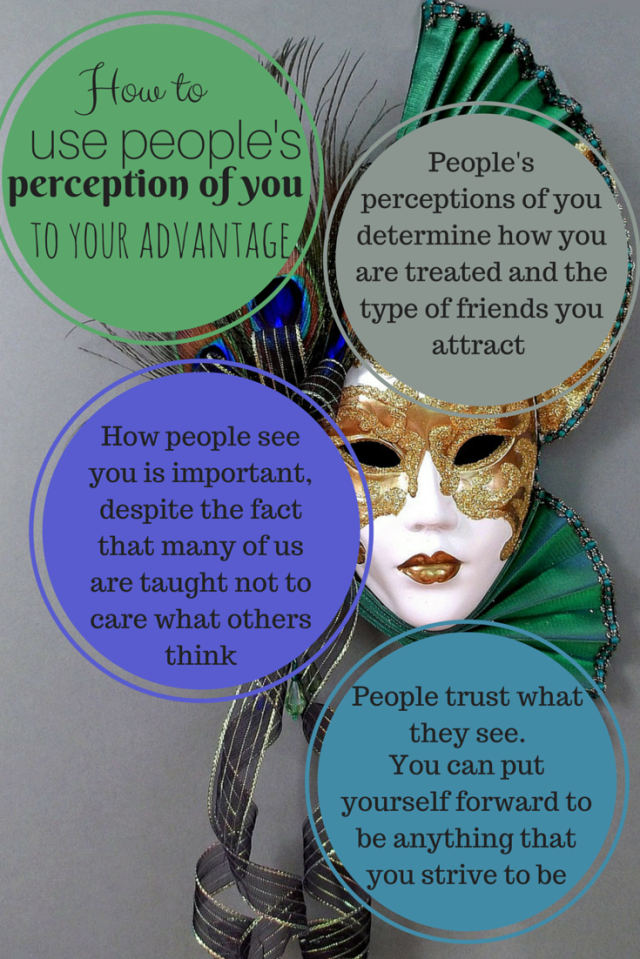 How to use people's perception of you 